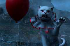 Nightmare Kitty. A  digital artwork by digital artist Ferretmania